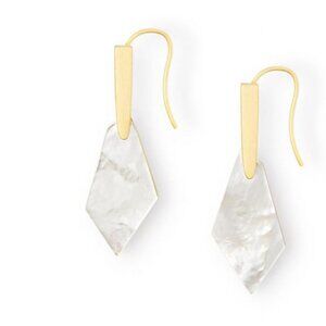 BNWT Kendra Scott Gianna Mother of Pearl Earrings